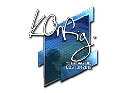 Klistermärke | k0nfig (Foil) | Boston 2018