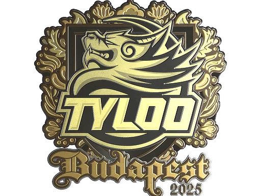 Adesivo | TYLOO (Dourado) | Budapeste 2025