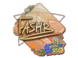 Pegatina | FASHR (holográfica) | Río 2022