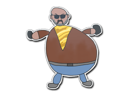Naklejka | Kiepsko narysowany agent Leet Crew