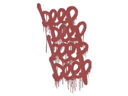 Sealed Graffiti | BEEP (Blood Red)