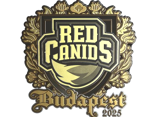 Klistermärke | RED Canids (guld) | Budapest 2025