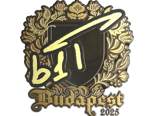 Adesivo | b1t (Dourado) | Budapeste 2025