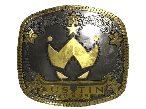 Adesivo | Wildcard (Dourado) | Austin 2025