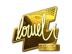 Aufkleber | loWel (Gold) | Atlanta 2017