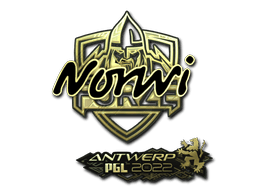 Klistermärke | Norwi (guld) | Antwerp 2022