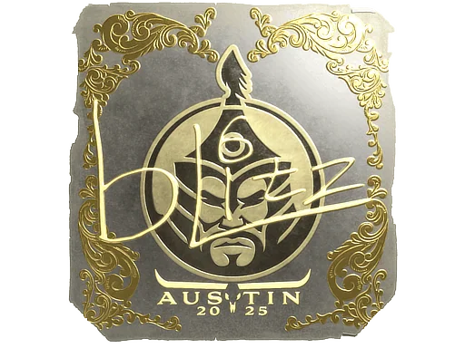 Adesivo | bLitz (Dourado) | Austin 2025