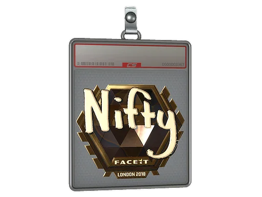 印花板 | Nifty（金色）| 2018年伦敦锦标赛