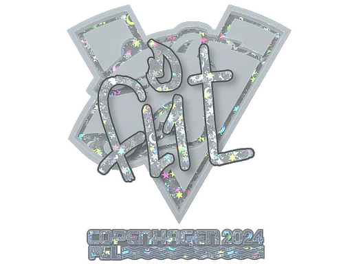 Klistermärke | FL1T (glitter) | Copenhagen 2024