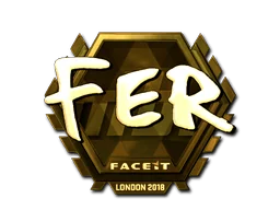 印花 | fer（金色）| 2018年伦敦锦标赛