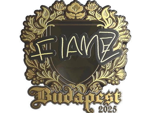 印花 | FlameZ（金色）| 2025年布达佩斯锦标赛