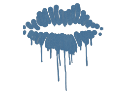 Sealed Graffiti | Kiss (Monarch Blue)