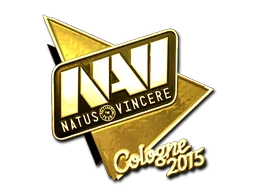 Klistermärke | Natus Vincere (Guld) | Cologne 2015
