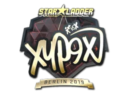 Klistermärke | Xyp9x (Guld) | Berlin 2019