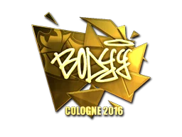Klistermärke | bodyy (Guld) | Cologne 2016