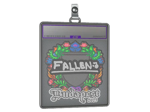 Placa de Adesivo | FalleN (Bordado) | Budapeste 2025