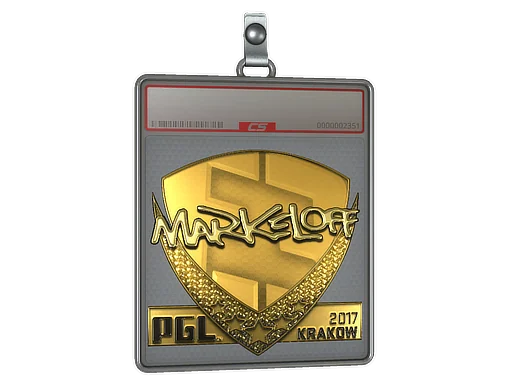 印花板 | markeloff（金色）| 2017年克拉科夫锦标赛
