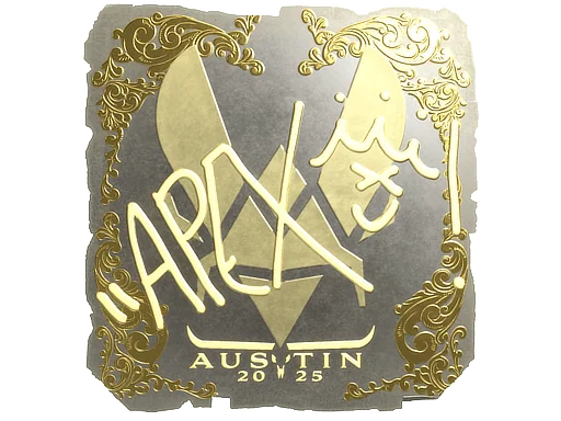 Adesivo | apEX (Dourado) | Austin 2025