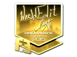 Klistermärke | WorldEdit (Guld) | Cluj-Napoca 2015