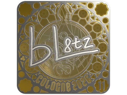 Aufkleber | bLitz (Glanz, Endplatzierung) | Köln 2026
