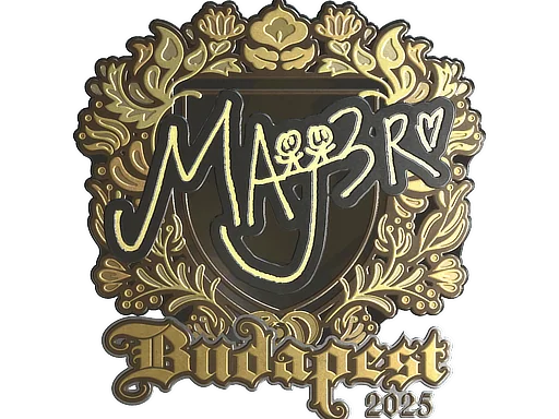 印花 | MAJ3R（金色）| 2025年布达佩斯锦标赛