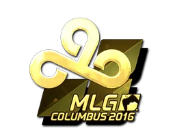Naklejka | Cloud9 (złota) | MLG Columbus 2016