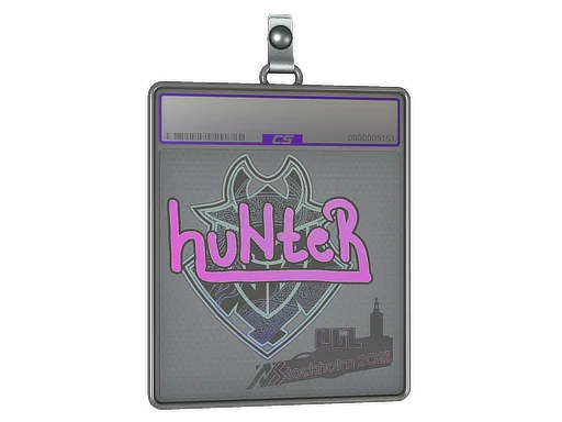 Placa de pegatinas | huNter- (holográfica) | Estocolmo 2021