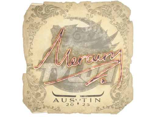 Pegatina | Mercury | Austin 2025
