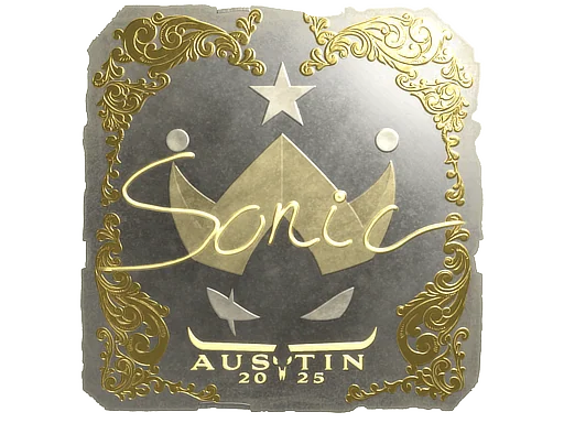 印花 | Sonic（金色）| 2025年奥斯汀锦标赛