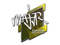 Naklejka | MAJ3R | Boston 2018