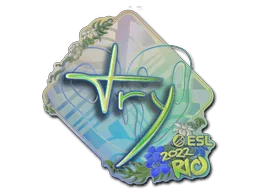 Aufkleber | TRY (Holo) | Rio 2022