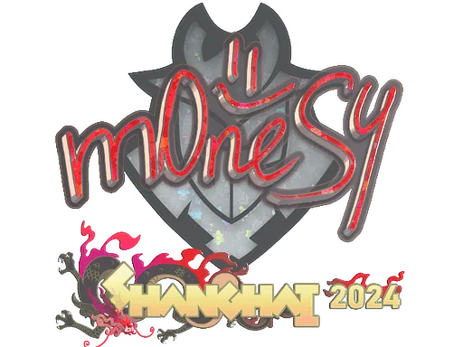 Klistermärke | m0NESY (glitter) | Shanghai 2024