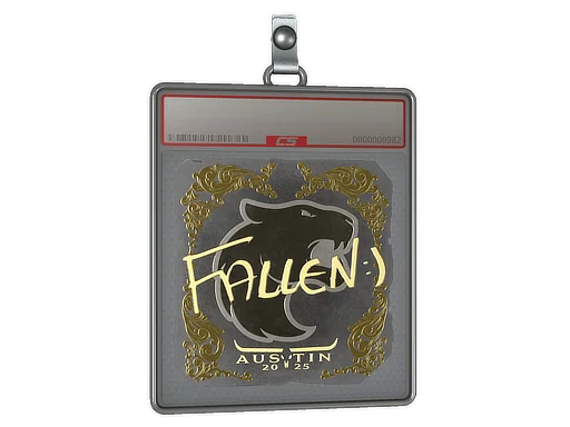 Placa de Adesivo | FalleN (Dourado) | Austin 2025