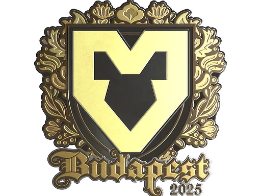 Klistermärke | MOUZ (guld) | Budapest 2025
