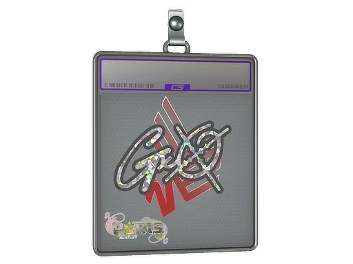 Placa de Adesivo | gxx- (Purpurinado) | Paris 2023