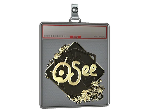 Sticker Slab | oSee (Gold) | Rio 2022
