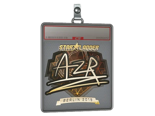 Aufkleberhülle | AZR (Gold) | Berlin 2019