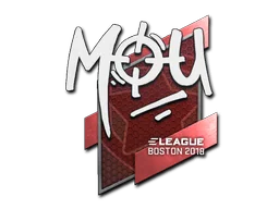 Klistermärke | mou | Boston 2018