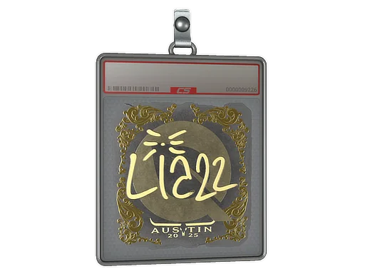 Placa de pegatinas | Liazz (dorada) | Austin 2025