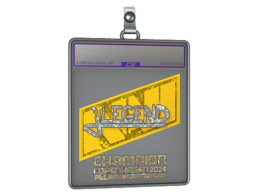 Pokrowiec na naklejkę | jL (brokatowa, mistrz) | Kopenhaga 2024