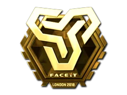 Aufkleber | Space Soldiers (Gold) | London 2018