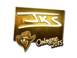 Aufkleber | jks (Gold) | Köln 2015