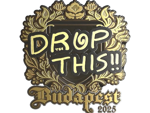 印花 | drop（金色）| 2025年布达佩斯锦标赛