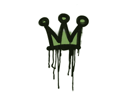 Sealed Graffiti | Little Crown (Battle Green)