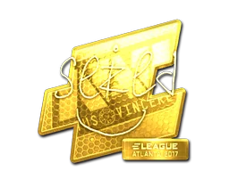 Klistermärke | seized (Guld) | Atlanta 2017