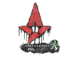 Versiegeltes Graffito | Astralis | Antwerpen 2022