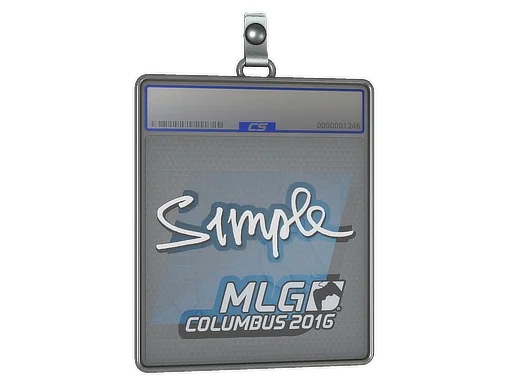 Klistermärkesfodral | s1mple | MLG Columbus 2016