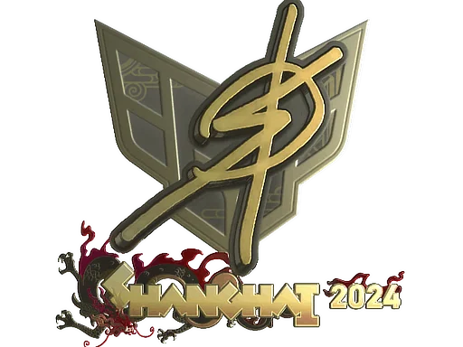 Adesivo | degster (Dourado) | Xangai 2024