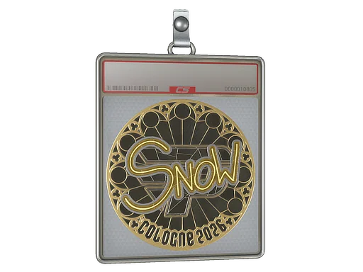 Klistermärkesfodral | snow (guld) | Cologne 2026