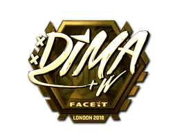 印花 | Dima（金色）| 2018年伦敦锦标赛